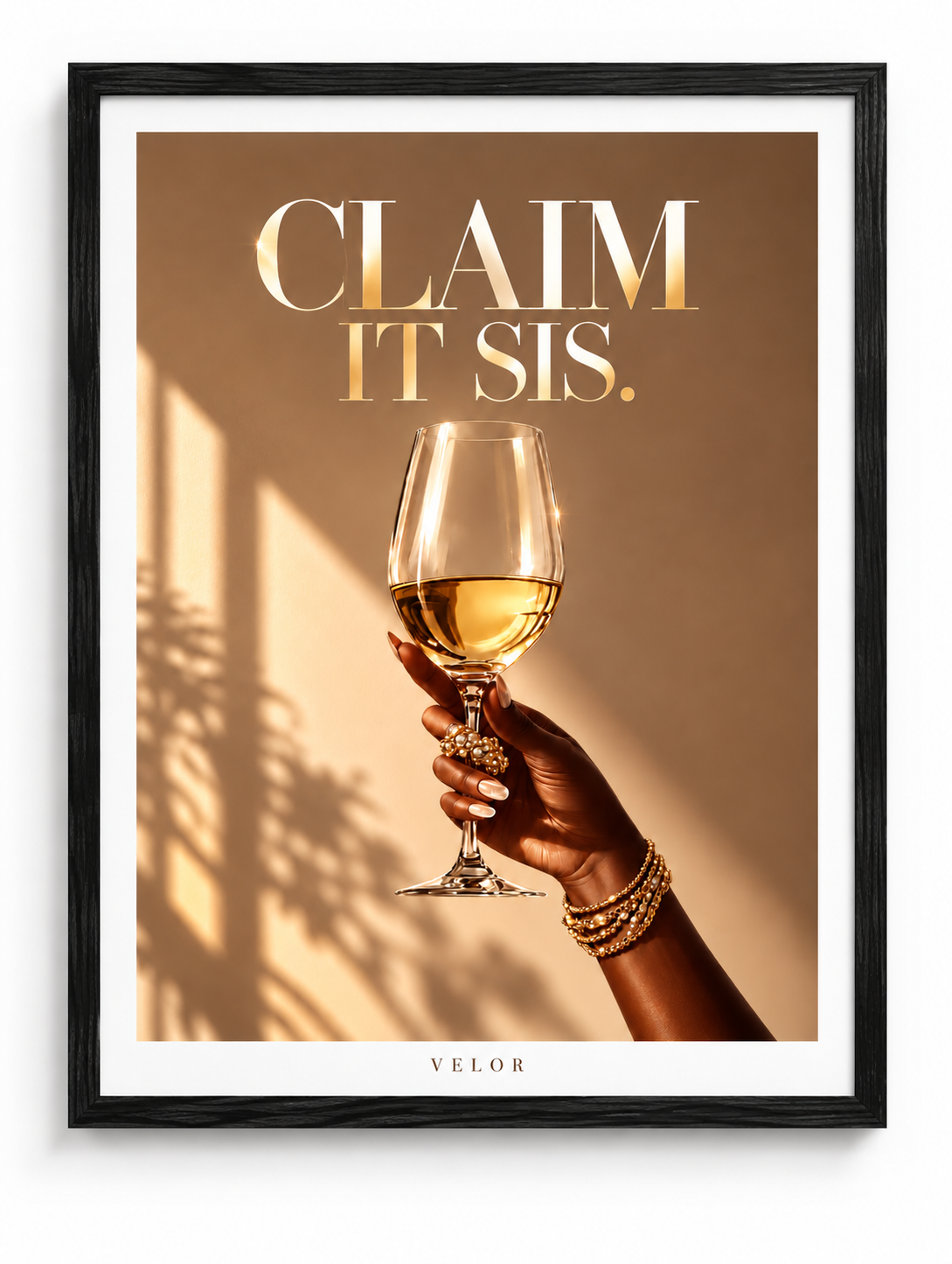 Framed Luxury Toast