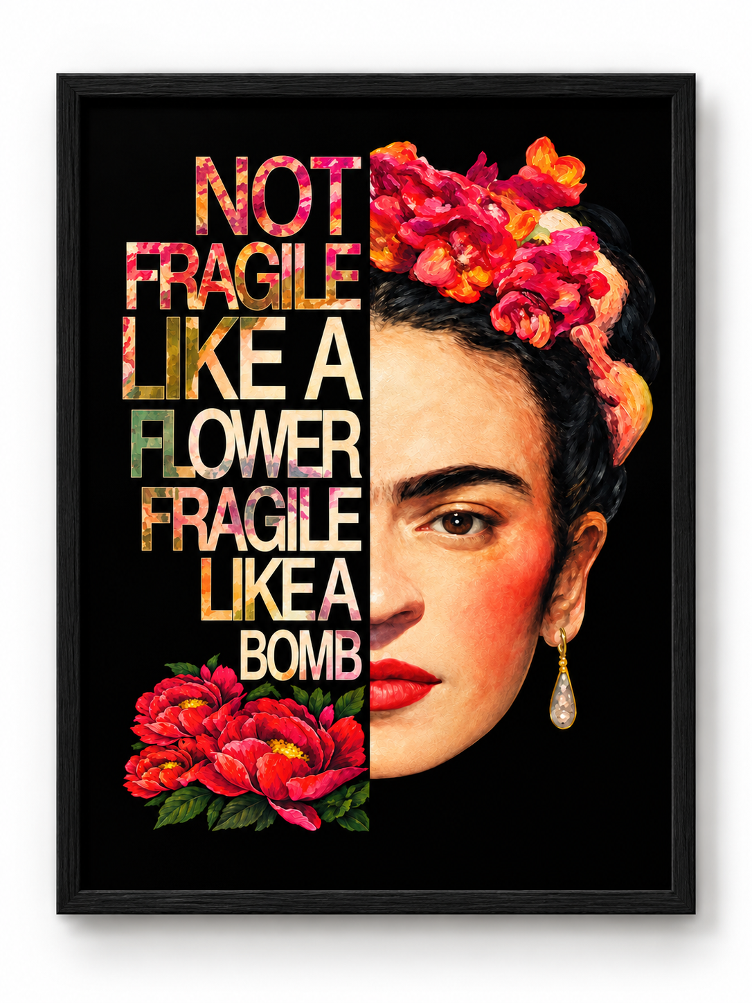 NOT FRAGILE LIKE A FLOWER