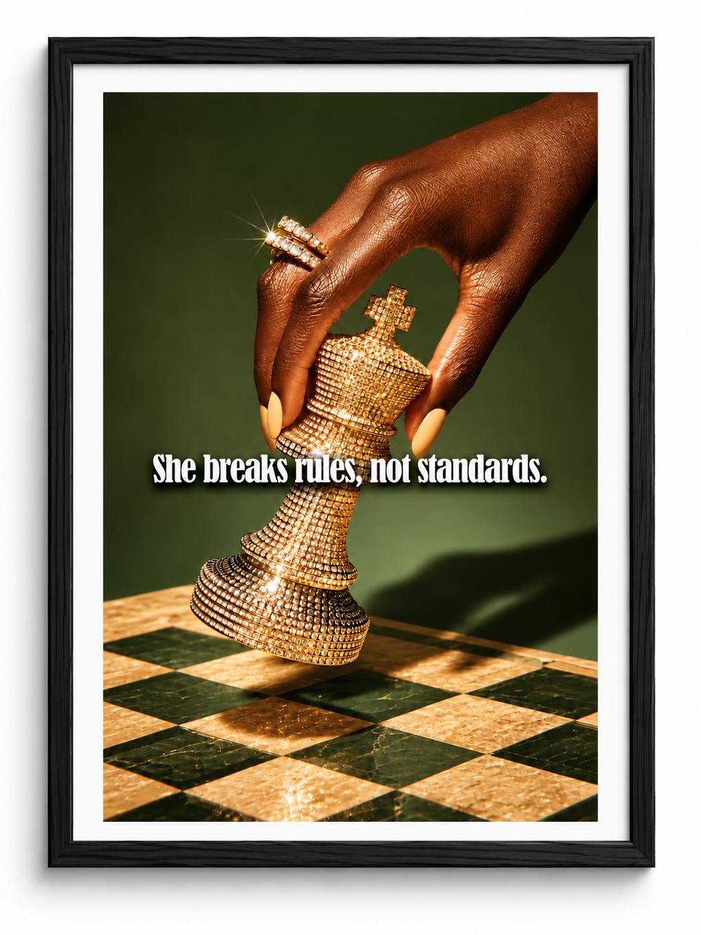 SHE BREAK RULES NOT STANDARD