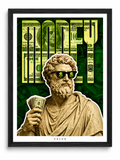 Money Statue Pop Art Poster