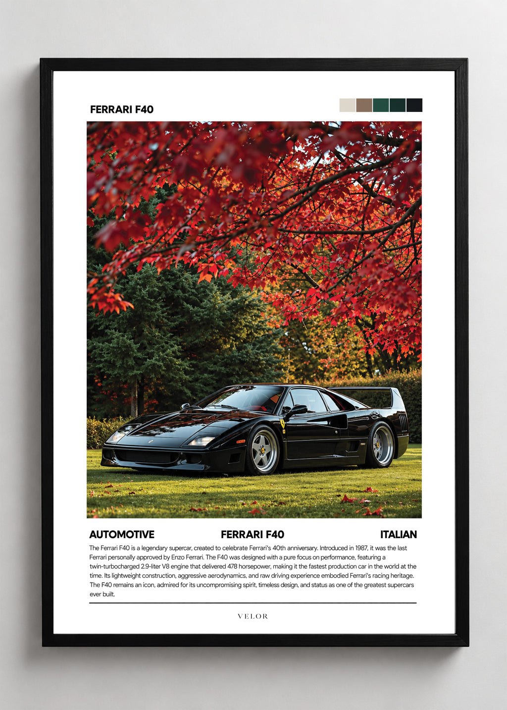 BLACK FERRARI AUTUMN
